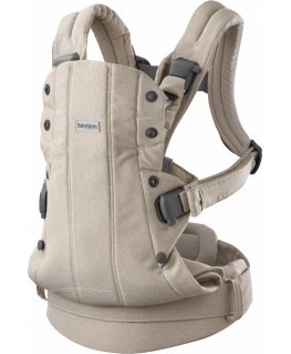 BabyBjörn Harmony Woven Mélange kantoreppu, Light beige
