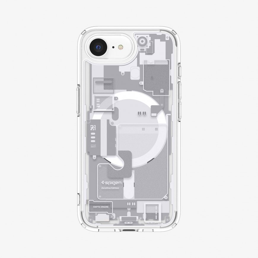 Spigen Ultra Hybrid Zero One (MagFit) iPhone 16e Case Zero One White