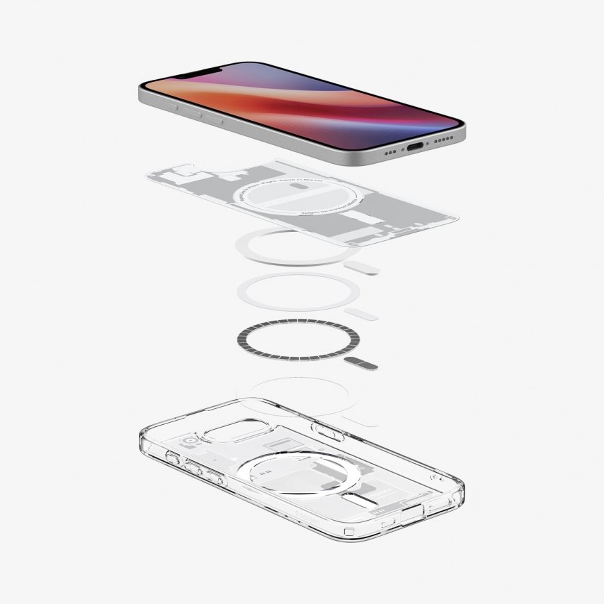 Spigen Ultra Hybrid Zero One (MagFit) mobilo telefonu apvalks 15,5 cm (6.1") Aploksne Balts – 5