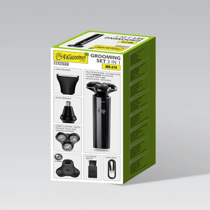 MAESTRO MR-676 3-in-1 USB-parranajokitti