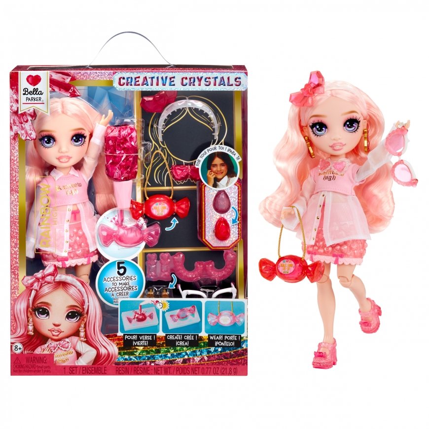 Rainbow High Creative Crystals Fashion Doll- Bella – 2