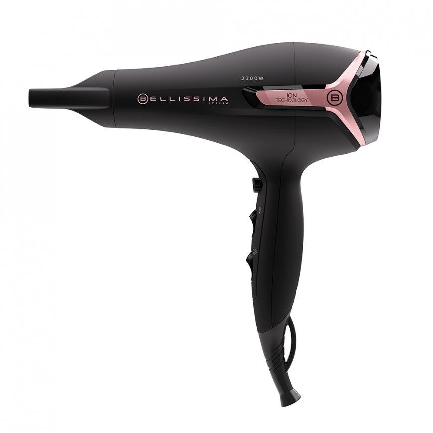 Bellissima K9 2500 фен 2300 W Черный, Розовый – 2
