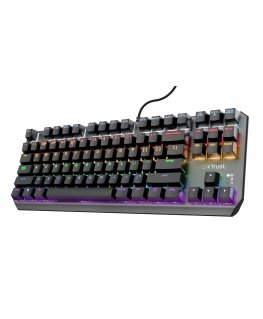 Trust GXT 834 Callaz клавиатура Игровой USB QWERTY Английский Черный
