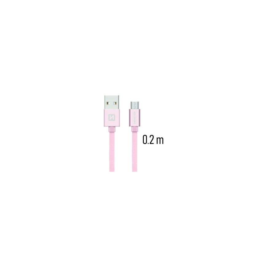 Кабель данных и зарядки Swissten Textile Quick Charge Universal Micro USB длиной 0,2 м – 2