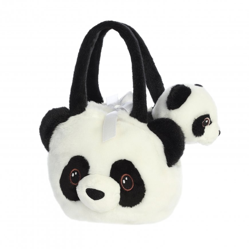 AURORA Fancy Pals Pehmopanda kassissa, 20 cm – 2