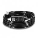 Axagon ADR-205 USB kabelis USB 2.0 5 m USB A Melns