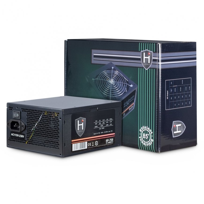 Inter-Tech HIPOWER SP-750 barošanas avotu vienība