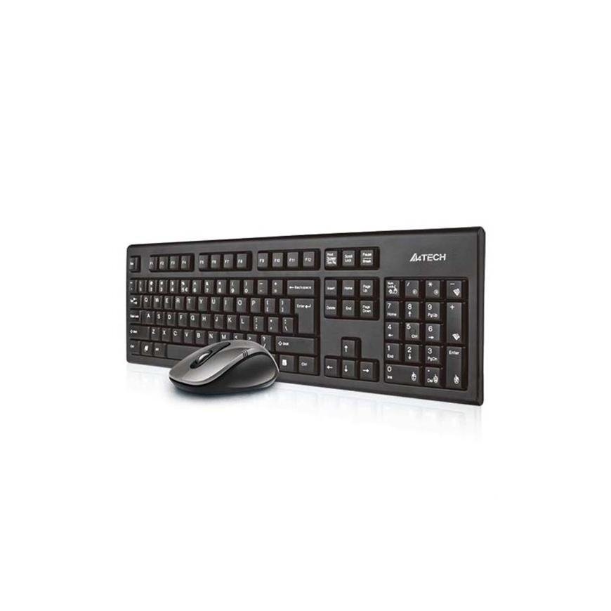 A4Tech 7100N desktop tastatūra Pele iekļauta
