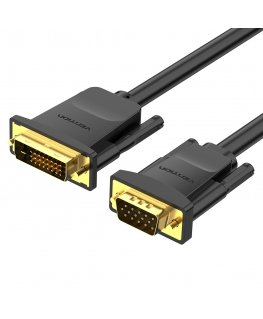 Vention EABBG видео кабель адаптер 1,5 m DVI VGA (D-Sub) Черный