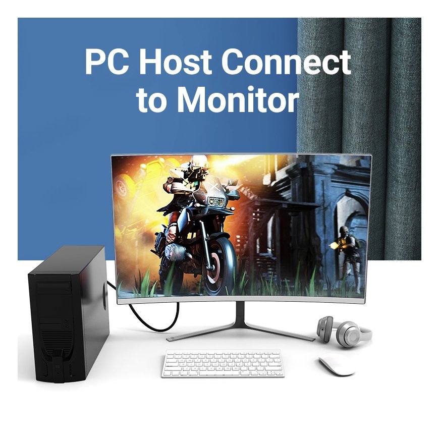Vention EABBG video kabeļu aksesuārs 1,5 m DVI VGA (D-Sub) Melns – 5