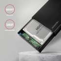 Axagon EE35-GTR USB-C 5Gbps - SATA 6G, 3.5 RIBBED box BLACK - USB Typ C Kõvaketta boks Must 3.5" Axagon EE35-GTR USB-C 5Gbps - SATA 6G, 3.5 RIBBED box BLACK - USB Typ C Kõvaketta boks Must 3.5"