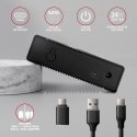 Axagon EE35-GTR USB-C 5Gbps - SATA 6G, 3.5 RIBBED box BLACK - USB Typ C HDD-kotelo musta 3.5" Axagon EE35-GTR USB-C 5Gbps - SATA 6G, 3.5 RIBBED box BLACK - USB Typ C HDD-kotelo musta 3.5"