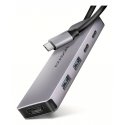 Axagon HMC-5H60 sülearvuti dokk ja pordireplikaator Juhtmega ühendatud USB 3.2 Gen 1 (3.1 Gen 1) Typ Axagon HMC-5H60 sülearvuti dokk ja pordireplikaator Juhtmega ühendatud USB 3.2 Gen 1 (3.1 Gen 1) Typ