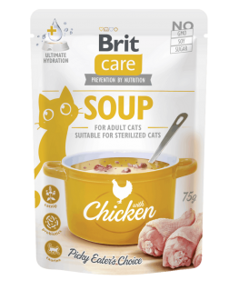 BRIT Care Soup Chicken - soup for cat - 75g