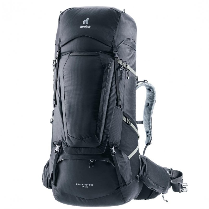 Deuter Aircontact Pro 85+10 Vaellusk Backpack Musta