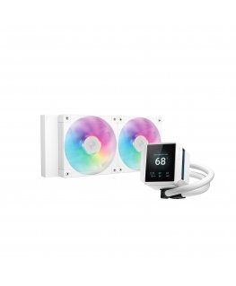 DeepCool Mystique 240 WH ARGB Protsessor Kõik-ühes vedelikujahuti 12 cm Valge 1 tk