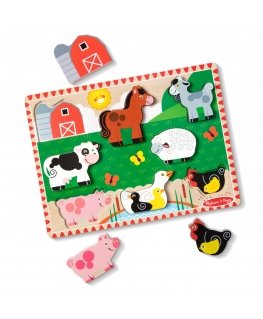 MELISSA & DOUG Farm Chunky Puzzle