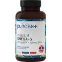 Puhdas+ Premium Omega-3 180 mg EPA / 120 mg DHA, FOS Sertifikuota 160 kapsulių Puhdas+ Premium Omega-3 180 mg EPA / 120 mg DHA, FOS Sertifikuota 160 kapsulių