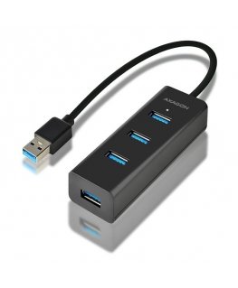 Axagon HUE-S2B хаб-разветвитель USB 3.2 Gen 1 (3.1 Gen 1) Type-A 5000 Мбит/с Черный