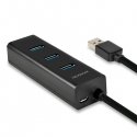 Axagon HUE-S2B interface hub USB 3.2 Gen 1 (3.1 Gen 1) Type-A 5000 Mbit/s Black