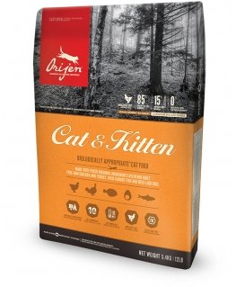 Orijen Cat & Kitten sausas kačių maistas 340 g Kačiukas Viščiukas, Žuvis, Kalakutiena
