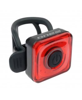 Tagumine jalgratta tuli Rock Machine R.Light 50 USB Black/Grey
