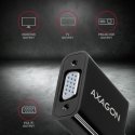 Axagon RVD-VGN video kabeļu aksesuārs 0,15 m DisplayPort VGA (D-Sub) Melns Axagon RVD-VGN video kabeļu aksesuārs 0,15 m DisplayPort VGA (D-Sub) Melns