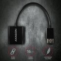 Axagon RVD-VGN videokaabliadapter 0,15 m DisplayPort VGA (D-Sub) Must Axagon RVD-VGN videokaabliadapter 0,15 m DisplayPort VGA (D-Sub) Must