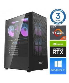 INTOP Ryzen 5 5500 16GB 250SSD M.2 NVME RTX3050 6GB WIN11