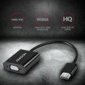 Axagon RVH-VGAN videokaabliadapter 0,15 m HDMI tüüp A (Standard) VGA (D-Sub) Must