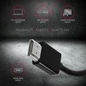 Axagon RVH-VGAN video kabeļu aksesuārs 0,15 m HDMI Type A (Standard) VGA (D-Sub) Melns