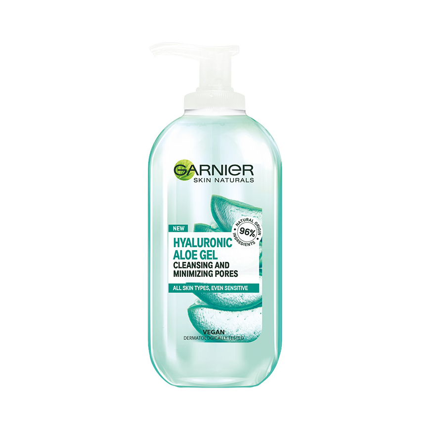 Garnier Hialuronskābes alvejas gela mazgāšana, attīrīšana