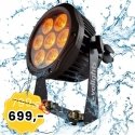 Valgustus EVOLIGHTS GLACIER 7 LED PAR 7x10W RGBWA-UV IP65 Valgustus EVOLIGHTS GLACIER 7 LED PAR 7x10W RGBWA-UV IP65