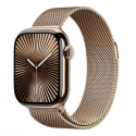 Apple Watch Series 10 GPS + Cellular 46mm Luonnollinen titaanikotelo luonnollisella Milanese-hihnalla - S/M Apple Watch Series 10 GPS + Cellular 46mm Luonnollinen titaanikotelo luonnollisella Milanese-hihnalla - S/M