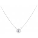 Beneto Silver Pendant with Zircon AGS56 / 47 Beneto Silver Pendant with Zircon AGS56 / 47