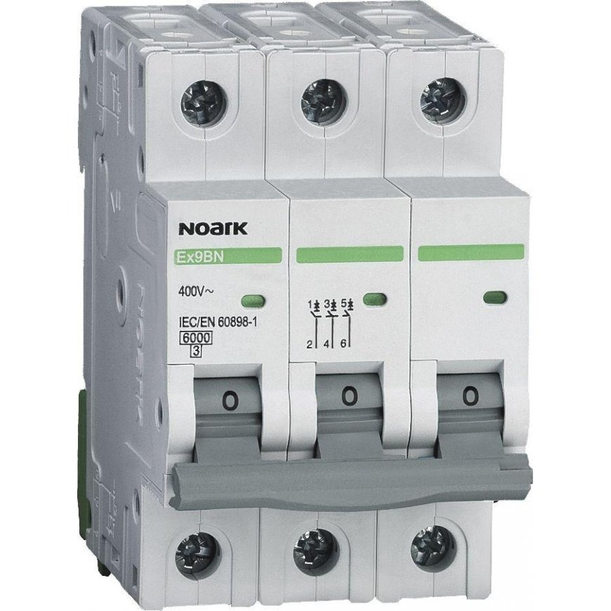 Noark Ex9BN 3P B20 ülevoolu kaitselülitid 100054 – 2
