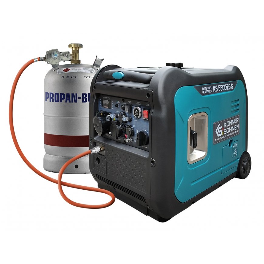Könner & Söhnen KS 5500iEG S engine-generator 5000 W 13.5 L Liquefied Petroleum Gas (LPG), Petrol Aq – 2