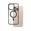PanzerGlass ® HardCase Transparent w. Black MagSafe & Frame iPhone 16 Pro Max mobiliojo telefono dėk