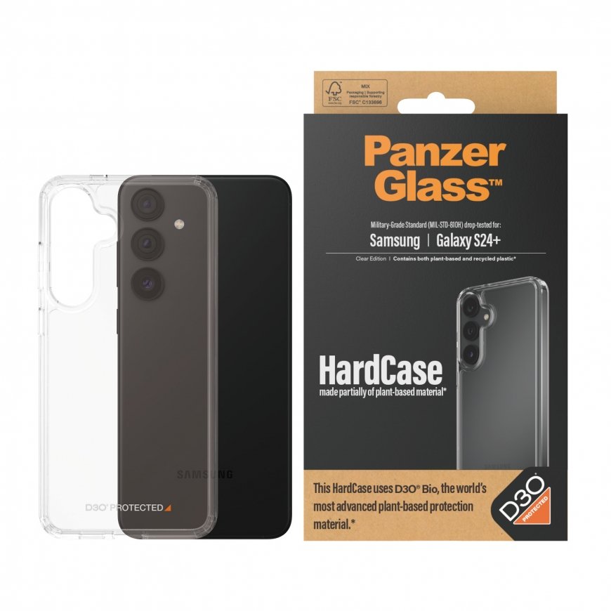 PanzerGlass ® HardCase Transparent w. D3O® Samsung Galaxy S24+ – 2