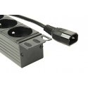 Gembird EG-PDU-014-FC14 блок распределения питания 8 розетка(и) 1U Черный Gembird EG-PDU-014-FC14 блок распределения питания 8 розетка(и) 1U Черный