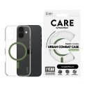 PanzerGlass CARE by ® Flagship Case Transparent Urban Combat w. Green MagSafe iPhone 16 mobile phone PanzerGlass CARE by ® Flagship Case Transparent Urban Combat w. Green MagSafe iPhone 16 mobile phone
