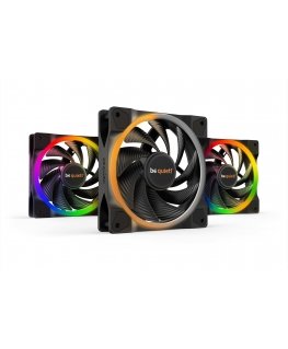 be quiet! Light Wings | 120mm PWM Triple Pack high-speed Datora korpusam Ventilators 12 cm Melns 3 pcs