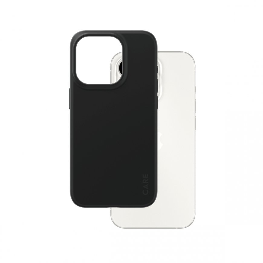 PanzerGlass CARE by ® Fashionable Case Black iPhone 15 Pro mobilo telefonu apvalks Aploksne Melns