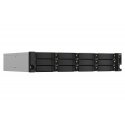 QNAP TS-1264U-RP NAS Rack (2U) Intel® Celeron® 8 GB DDR4 0 TB QNAP QTS Aluminium, Black
