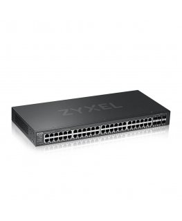 Zyxel GS2220-50-EU0101F tīkla pārslēgs Vadīts L2 Gigabit Ethernet (10/100/1000) Melns