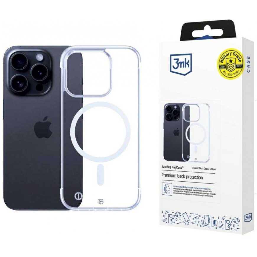 Dėklas 3MK Just20g MagCase, mis on mõeldud Apple iPhone 16 Pro jaoks – 2