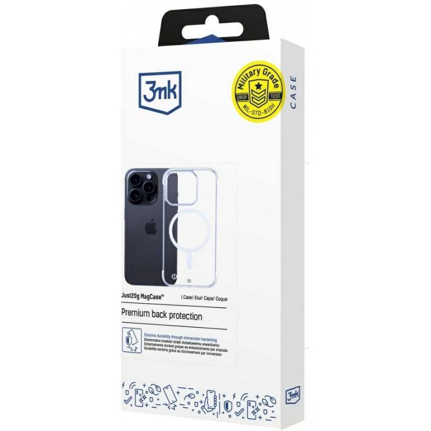 Dėklas 3MK Just20g MagCase skirta Apple iPhone 16 Pro – 4
