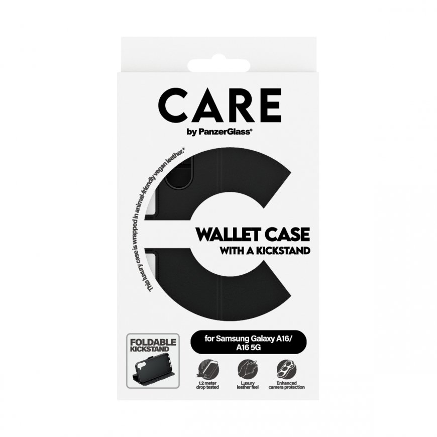 PanzerGlass CARE by ® Feature Wallet Case w. Kickstand Samsung Galaxy A16 4G | A16 5G mobile phone c – 3