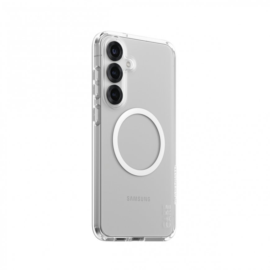PanzerGlass CARE by ® Flagship Case Transparent Urban Combat w. White Qi Compatible Samsung Galaxy S