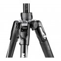 Manfrotto MKBFRTA4BK-BH kolmijalka 3 jalkoja musta, Hopea